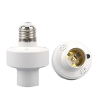 音声制御 E27 LED 電球ホルダー スクリュー ユニバーサル スイッチ 制御 電球ベース
