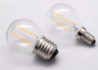 G45 4ワットのフィラメントLEDの電球E27 3300Kガラスの低い電力の消費