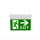 省エネIP20再充電可能な導かれた緊急時ランプの緑色の出口の警告