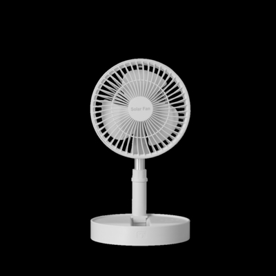 小さい無線ABS電池5200mahを折る夜ライトが付いている携帯用引き込み式ファン