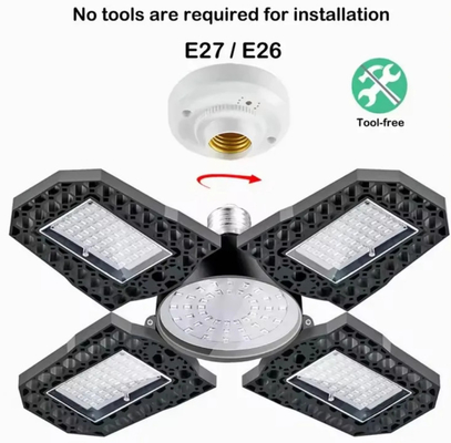 E26 E27 フルスペクトル 赤 青 暖かい 白色 LED 折りたたみ Grow Light 温室や室内農業用