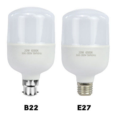 5w - 50wはタイプTの球根Smd2835 E27の基礎タイプ2700を- 6500k色温度導いた