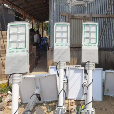 IP65 ALの3-4継続日数間余分太陽電池パネルのAioの太陽街灯の仕事