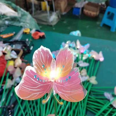 Cri70 1m 1.2mの高さの休日公園のための太陽花ライト