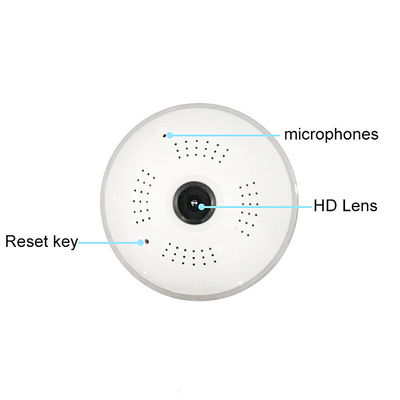 小さい店のためのホーム セキュリティーの1080pによって隠されるカメラの球根の屋内Wifiの無線赤ん坊のモニター