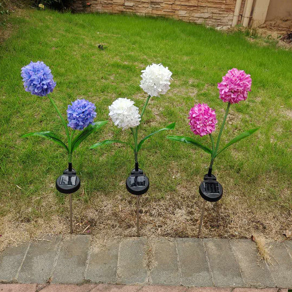 ヤードの装飾のための別の設計の太陽LEDの景色の花ライト